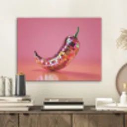 Peper - Disco - Rood - Glitter PET vilt klein -sfeer1