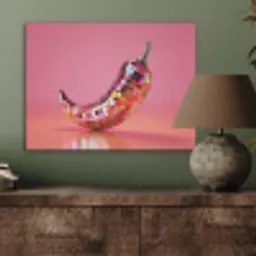 Peper - Disco - Rood - Glitter PET vilt klein -sfeer2