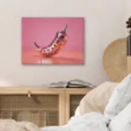 Peper - Disco - Rood - Glitter PET vilt klein -sfeer3