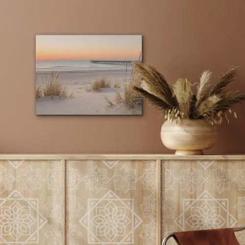 Pier - Zonsondergang - Strand PET vilt klein -sfeer4