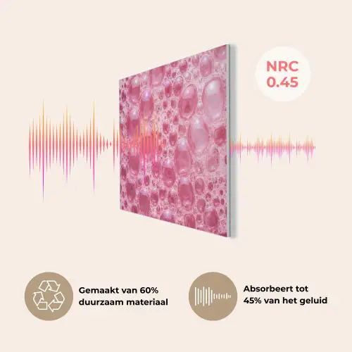 Roze - Schuim - Bubbels PET vilt klein -USP_NL