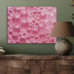 Roze - Schuim - Bubbels PET vilt klein -sfeer2