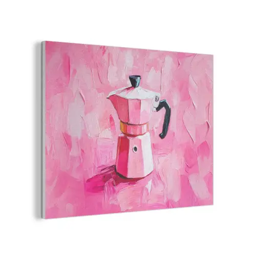 Roze - Verf - Coffee PET vilt klein -3d