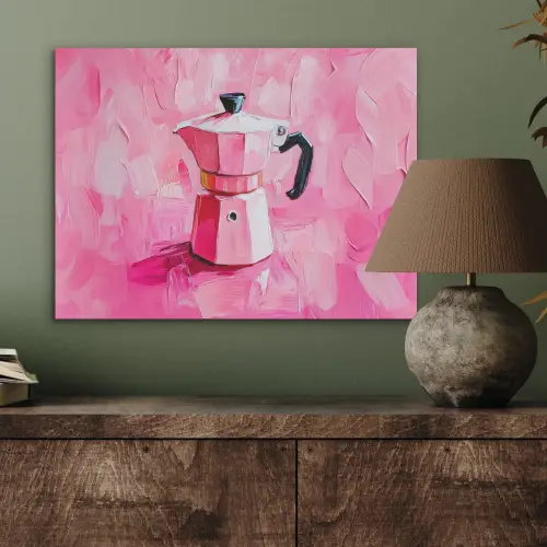 Roze - Verf - Coffee PET vilt klein -sfeer2