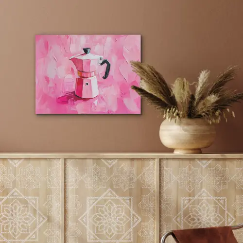 Roze - Verf - Coffee PET vilt klein -sfeer4