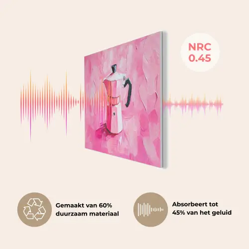 Roze - Verf - Coffee PET vilt klein -USP_NL