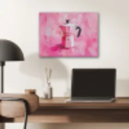 Roze - Verf - Coffee PET vilt klein -sfeer5