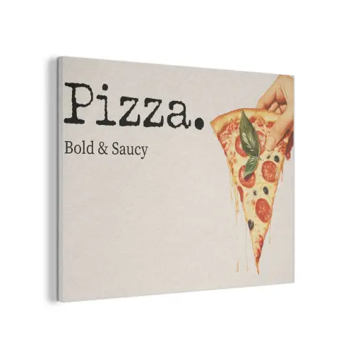 Pizza - Kaas - Pepperoni PET vilt klein -3d