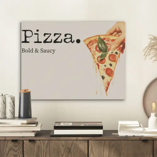 Pizza - Kaas - Pepperoni PET vilt klein -sfeer1