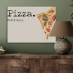 Pizza - Kaas - Pepperoni PET vilt klein -sfeer2