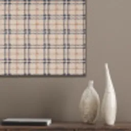 Plaid - Patroon - Beige - Zwart PET vilt klein 837 -sfeer6_closeup