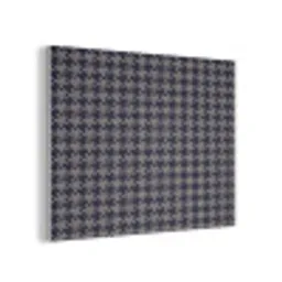 Plaid - Patroon - Ruit - Blauw PET vilt klein 837 -3d