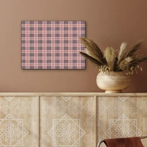 Plaid - Patroon - Schotse - Roze PET vilt klein 837 -sfeer4
