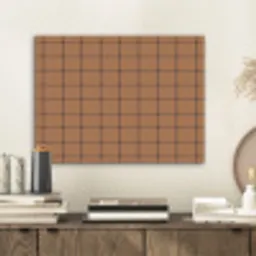 Plaid - Patroon - Vierkant - Bruin PET vilt klein 837 -sfeer1
