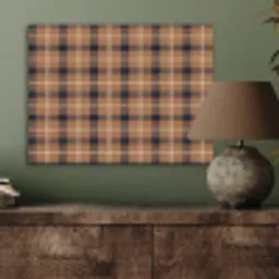 Plaid - Patroon - Vierkant - Bruin PET vilt klein 837 -sfeer2