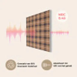 Plaid - Patroon - Vierkant - Bruin PET vilt klein 837 -USP_NL