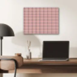 Plaid - Patroon - Gestreept - Roze PET vilt klein 837 -sfeer5