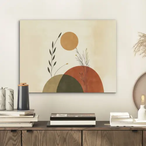 Planten - Abstract - Vormen PET vilt klein -sfeer1