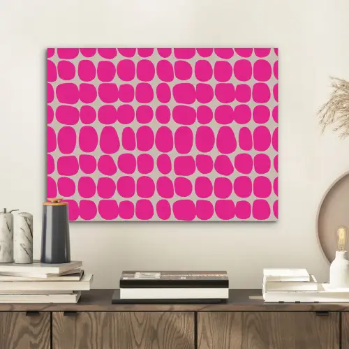 Stippen - Patroon - Roze PET vilt klein 837 -sfeer1
