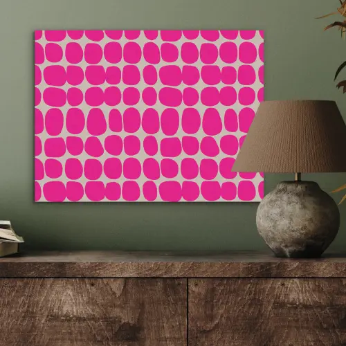 Stippen - Patroon - Roze PET vilt klein 837 -sfeer2