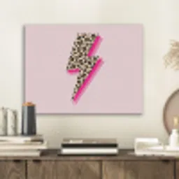 Stippen - Roze - Bliksem PET vilt klein -sfeer1