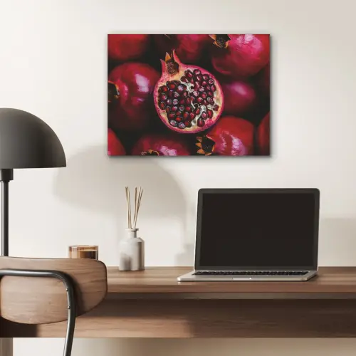 Granaatappel - Rood - Fruit PET vilt klein -sfeer5