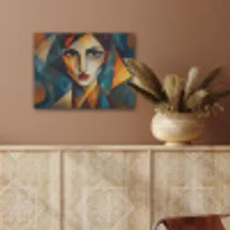 Portret - Abstract - Vormen PET vilt klein -sfeer4