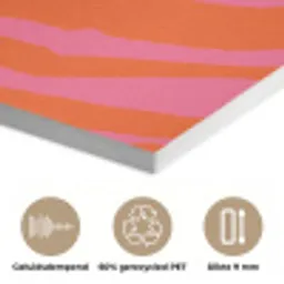 Quote - Zomer - Roze PET vilt klein -closeup_NL