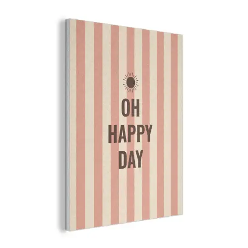 Quote - Zomer - Strepen PET vilt klein -3d