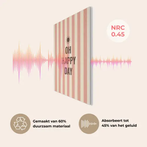 Quote - Zomer - Strepen PET vilt klein -USP_NL