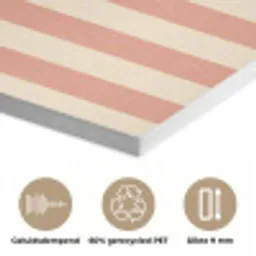 Quote - Zomer - Strepen PET vilt klein -closeup_NL