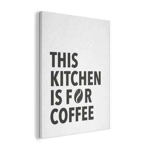 Quotes - Koffie - Bonen - Modern PET vilt klein -3d