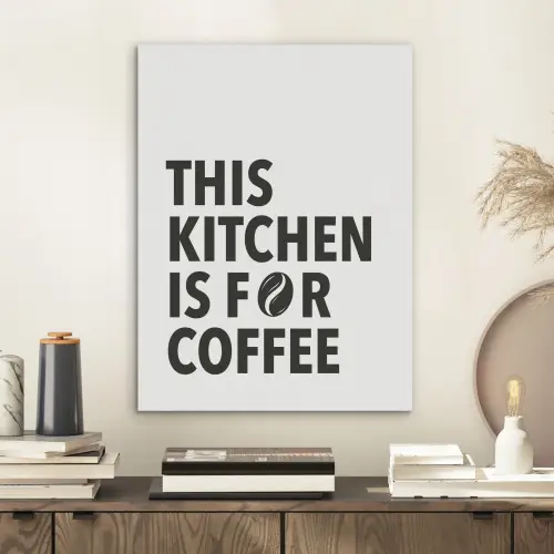 Quotes - Koffie - Bonen - Modern PET vilt klein -sfeer1