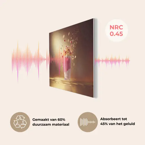 Framboos - Smoothie - Drinken - Roze PET vilt klein -USP_NL