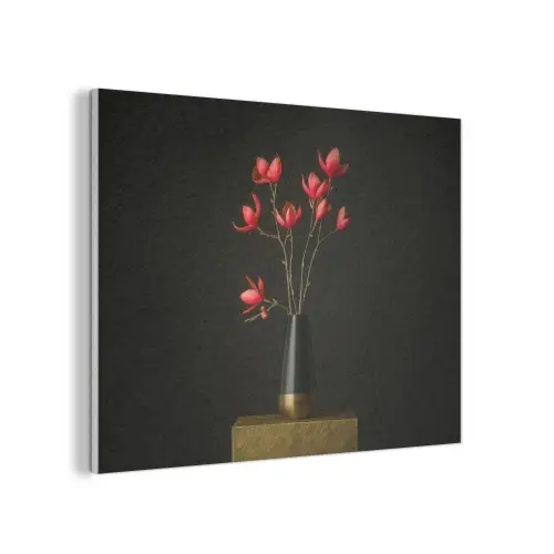 Rode - Bloemen - Vaas PET vilt klein -3d