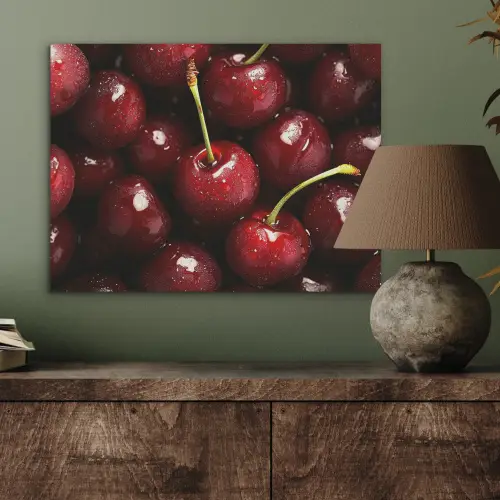 Rood - Fruit - Kersen PET vilt klein -sfeer2
