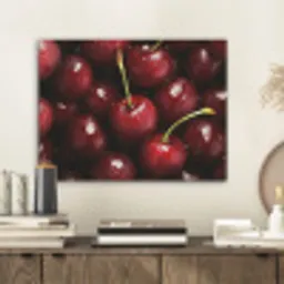 Rood - Fruit - Kersen PET vilt klein -sfeer1