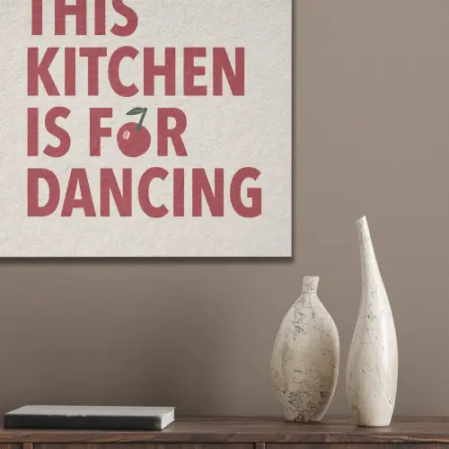 Rood - Quote - Kersen PET vilt klein -sfeer6_closeup