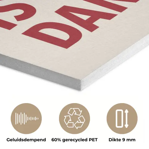 Rood - Quote - Kersen PET vilt klein -closeup_NL