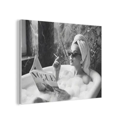 Relaxt - Bad - Zwart - Wit PET vilt klein -3d