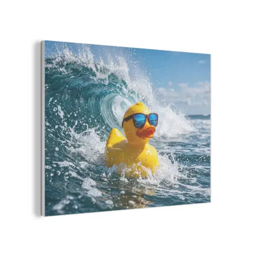 Badeend - Stoer - Golven PET vilt klein -3d