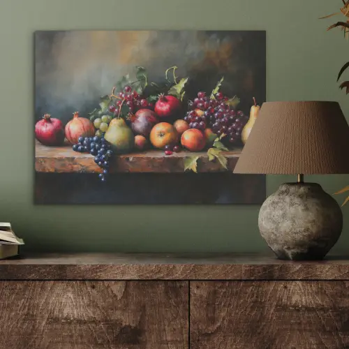 Rustiek - Stilleven - Fruit PET vilt klein -sfeer2