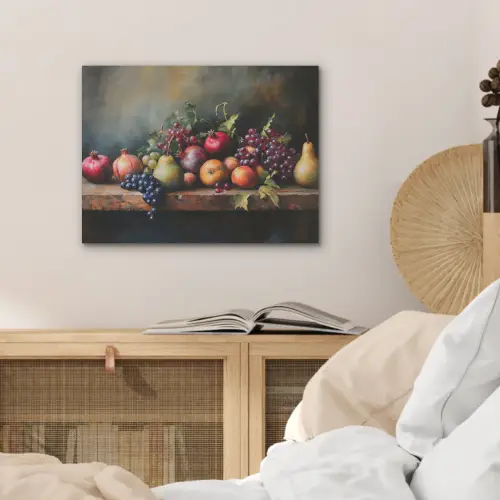 Rustiek - Stilleven - Fruit PET vilt klein -sfeer3