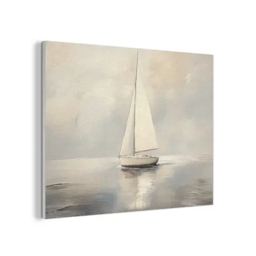 Zeilschip - Zee - Bewolkt PET vilt klein -3d