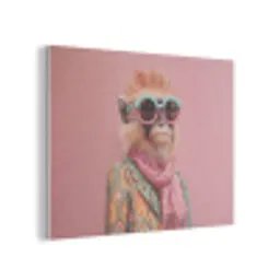 Sjaal - Aap - Zonnebril - Jasje PET vilt klein -3d