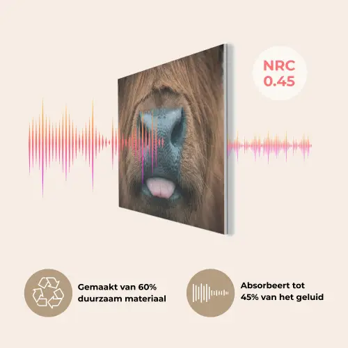 Schotse hooglander - Neus - Bruin PET vilt klein -USP_NL