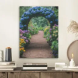 Doorkijk - Bloemen - Hortensia - Pad PET vilt klein -sfeer1
