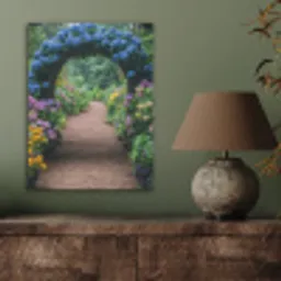 Doorkijk - Bloemen - Hortensia - Pad PET vilt klein -sfeer2