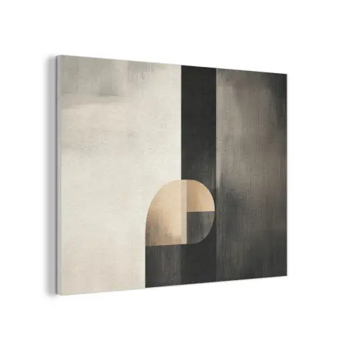 Vormen - Modern - Zwart PET vilt klein -3d