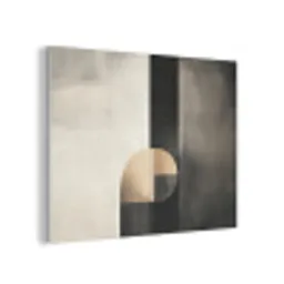 Vormen - Modern - Zwart PET vilt klein -3d